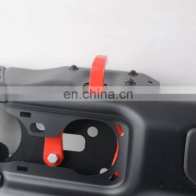 Steel 10th Anniversary Front Bumper For Jeep Wrangler JL Accessories Corner Sensor Hole Open Bumper photo-5