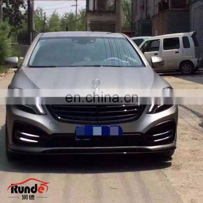 RUNDE W222 New Arrival PD Style High Quality Car Bumper Car Body Kit For 2014-2017 Mercedes BENZ W222 photo-4