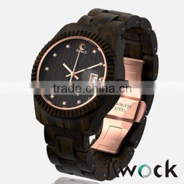 Good news black wooden watch sold in a cheap price made in natural wood