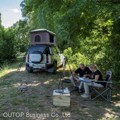 Custom Hard Shell Straight Support Camping Car Roof Top Tent Hard Cover Rooftop Tent for Sale photo-5