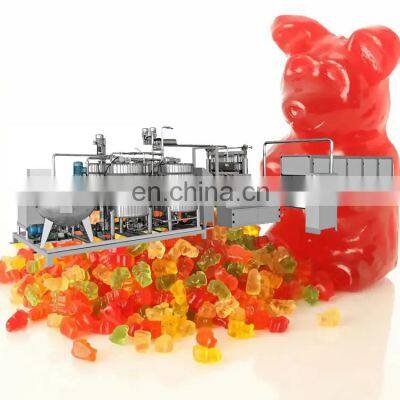 Full Automatic Vitamins gummy bear Jelly Gummy Candy Making Machine