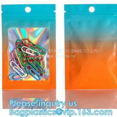 Toy Mylar Pack Bags, Pacifier Package, Flat Bottom, Euro Hanging Hole, Toy Pouch, Stand up Zipper photo-4