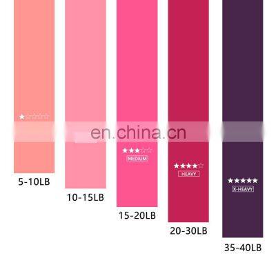 Factory Price Latex Exercise Resistance Bands Fitness Exercise Bands Resistance