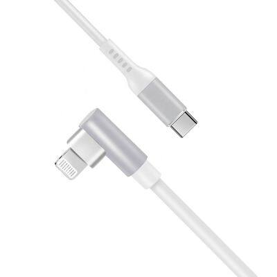 USB-C to Lightning Cable Right Angle 90 Degree Power Delivery Fast Charging Cable for IPhone SE 11 Pro Max X XS XR XS Max photo-2