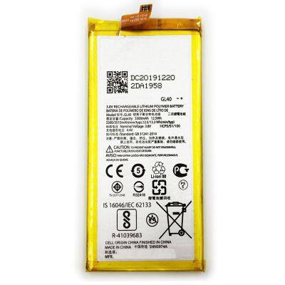 GL40 Replacement Batteries Battery For Motorola Moto Z PLAY GL40 3.8V 3510mAh Battery Wholesale