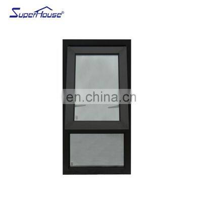 Superhouse California Aluminium Window Florida Miami-Dade NOA Approved Hurricane Proof High Impact Aluminium Awning Windows photo-3
