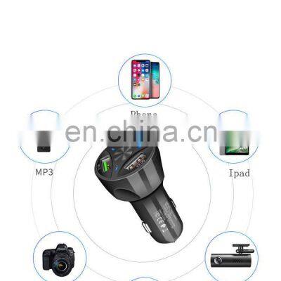 Hot Sale 5V 7A Q3.0 Car Charging Station 3 Ports Usb Fast Car Charger Universal Phone Charger photo-5