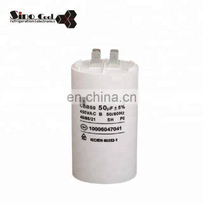 Refrigerator spare parts CBB60 450VAC Motor Run Capacitor