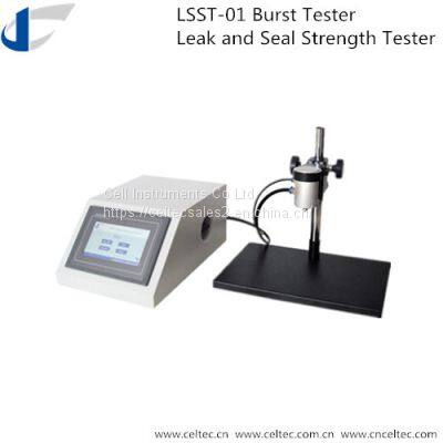 ASTM F1140  and ASTM F2054 test for package seal Leak and Seal Strength Testing instrument