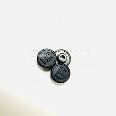 2023 Customized wholesale plating brass cowboy button jeans buttons for jeans clothing