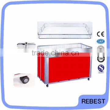 Supermarket portable display table for sale