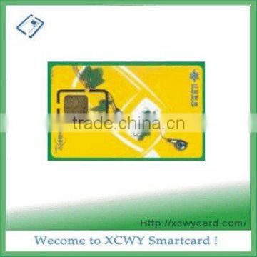 Smart card with SIM