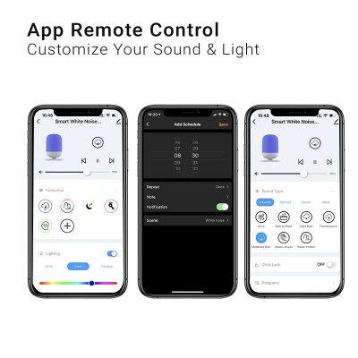 Baby Smart Night Light Touch Control RGB Light White Noise Audio Equipment Built-in Sleep Music White Noise Sound Machine photo-4