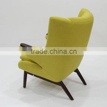 Top Quality Fiberglass Teddy Bear Chair With Ottoman Designed by Hans J. Wegner photo-4