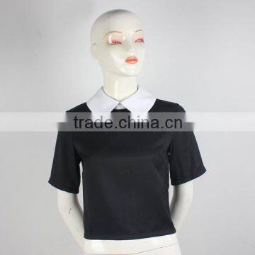 China wholesale factory elegant top korean new style blouses ladies