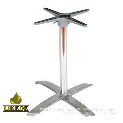 Stackable Aluminum Folding Table Base Restaurant Furniture Legs Foldable Table Frame