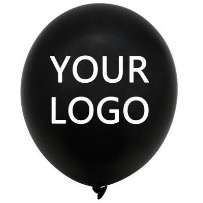 Promotional Personalized Custom logo 10 12 Inch Printed Latex Balloons for Advertising
