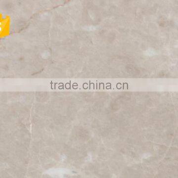 High Quality Beautiful Polished Cloudy Beige Interior Ground Marble Tile photo-3