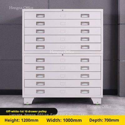 Blueprint File Organizer | One Lock Multi-Drawer | Smooth Cold Rolled Steel | Real Estate Developer Use