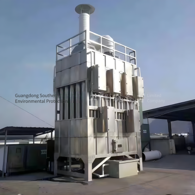 Stainless Steel Wet Electrostatic Coke Oil Catcher, Industrial Dust Removal, High-voltage Electrostatic Purification Tower for Removing Smoke and Odor From Kiln and Boiler Flue Gas photo-4