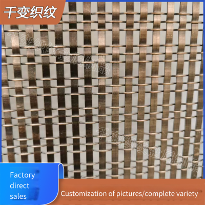 Customized Metal Decorative Mesh for Ceiling Suspension, Square-hole Stainless Steel Mesh, Rhombic-hole Mesh, Flat Steel Wire Mesh for Ceiling and Curtain Wall photo-5