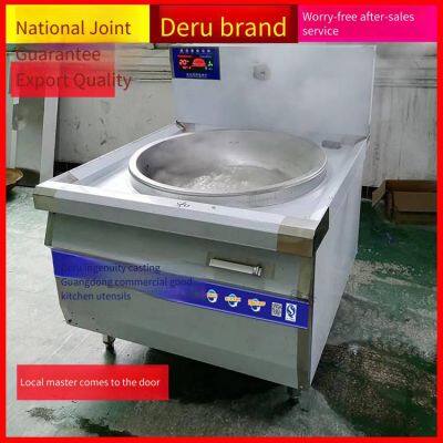 Large Electric Frying Pan for School Canteens, Large Pot for Boiling Beef and Mutton Soup, Electric Stove for Factory Kitchens, Stir-frying Stove for Chinese Restaurants, Customizable photo-3