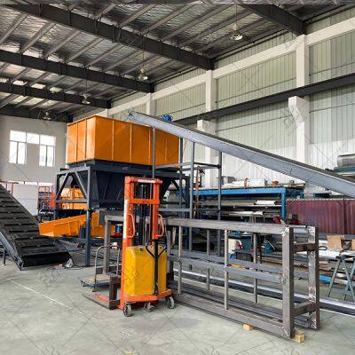 Tyre Shredder Plant Waste Tire Recycling Plant Machinery