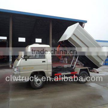 3000L mini garbage truck, foton 2 tons capacity garbage trucks
