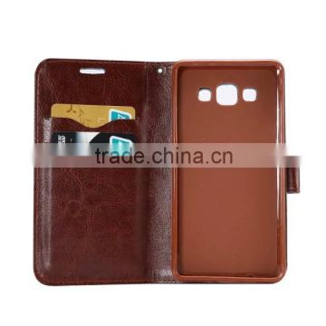 Factory price mobile phone leather case for samsung galaxy A5