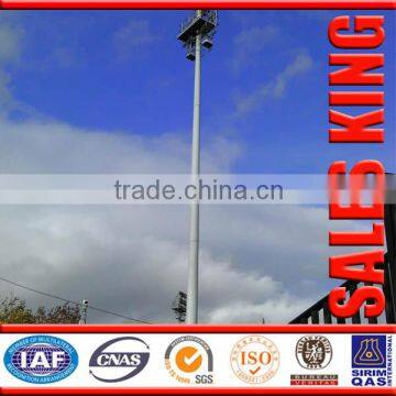 Galvanized outdoor polygonal high mast lighting poles specification supplier