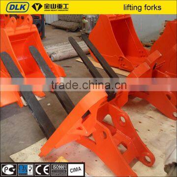 pallet forks excavator zoomlion forklift excavator parts good quality