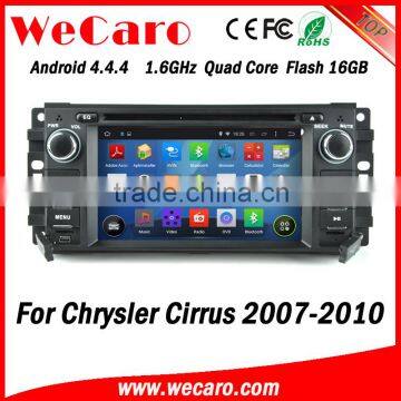 Wecaro WC-JC6235 Android 4.4.4 gps navigation HD for Chrysler Cirrus car radio cd player 2007 - 2010 Wifi&3G