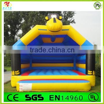 bouncer Type and PVC Material Monkey theme cheap inflatable bouncer for kids