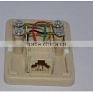 Single port 6P4C RJ11 Telephone Junction Box