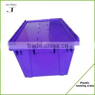 Plastic Nestable Container with Lid moving company container                        
                                                Quality Choice