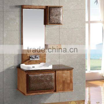 Classical Bathroom Sanitary Ware Accessory Set Solid Wood Bathroom Cabinet(EAST-28029)