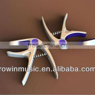 Fashionable design electronic acoustic guitar capo color guitar capo