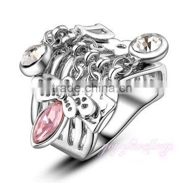 Charming latest design magnetic jewellery ring for girls