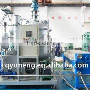 Used Car Engine Oil Refining Plant black oil to yellow color engine oil