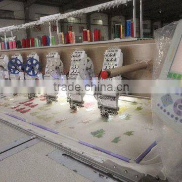 6needles 21heads Flat Single Sequin Embroidery Machine photo-4