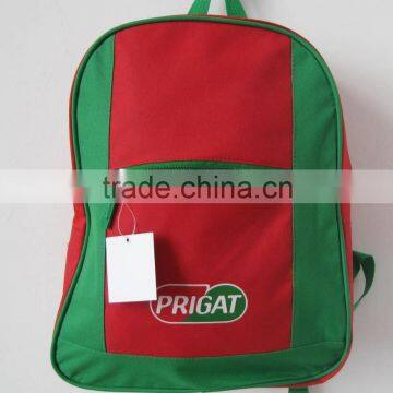 simple contrast color student school backpack for promotion