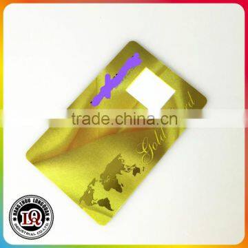 Custom Signature Strip Gold ID Card