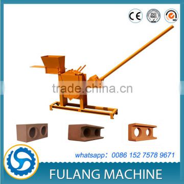 FL1-40 the cheapest manual interlocking interlock stabilzed clay mud compressed earth soil cement block brick making machine                        
                                                Quality Choice