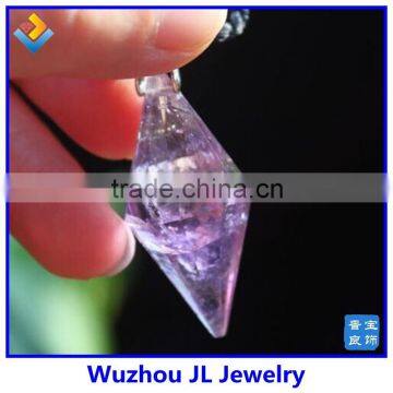 2014 china manufacturer direct sale New Design natural crystal agate Pendant pendulum pendant