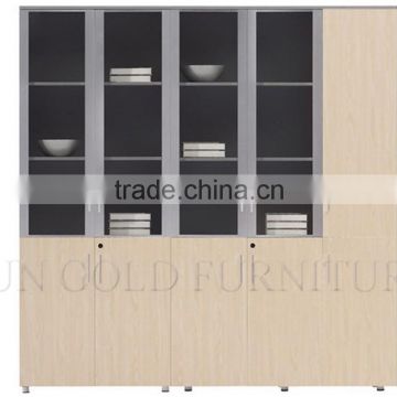 Modern 5 Doors Melamine Office Bookshelf Wooden File Cabinet office bookcase (SZ-FC065)