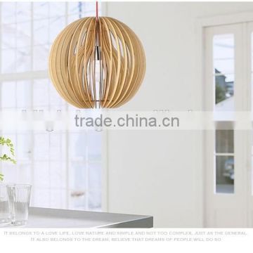 LED pendant light JK-8005B-09 LED Modern Ceiling Hanging Wood Projection Lamp for Living Room Ligint