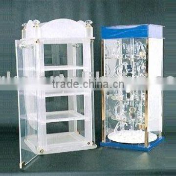 rotating acrylic watch display case