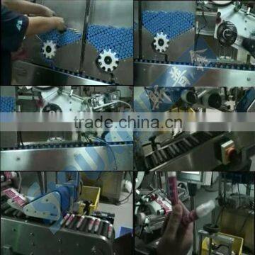 Guangzhou Quality Premium Semi Automatic Double Side Bottle Label Machine With PLC Control photo-4