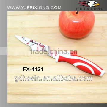 wholesale flower painting kitchen utilityknife