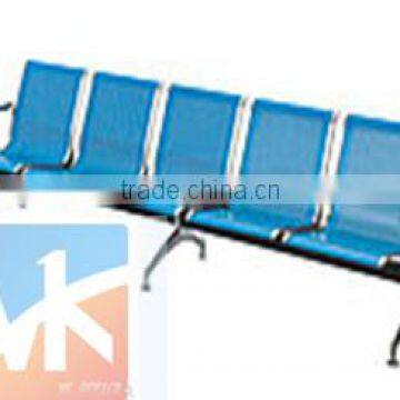 5-seater cheap modern high quality stainless steel waiting room chairs to sale for hospital